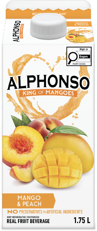 Alphonso Mango &amp; Peach carton