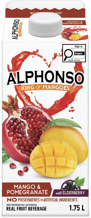 Alphonso Mango &amp; Pomegranate carton
